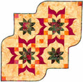 Victorian Floral Table Runner Quilt Pattern