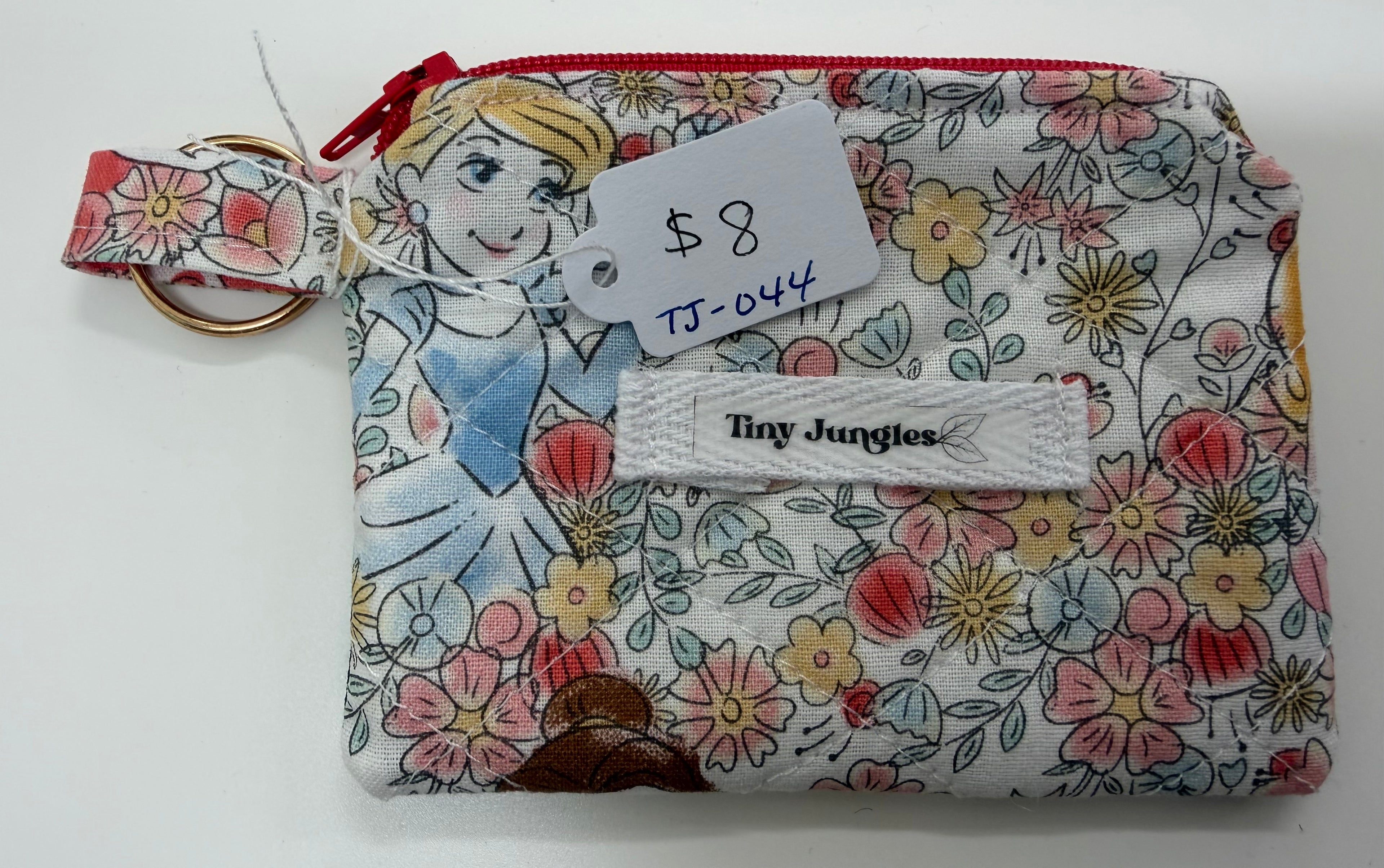 Disney Princess Small Zipper Pouch - Tiny Jungles