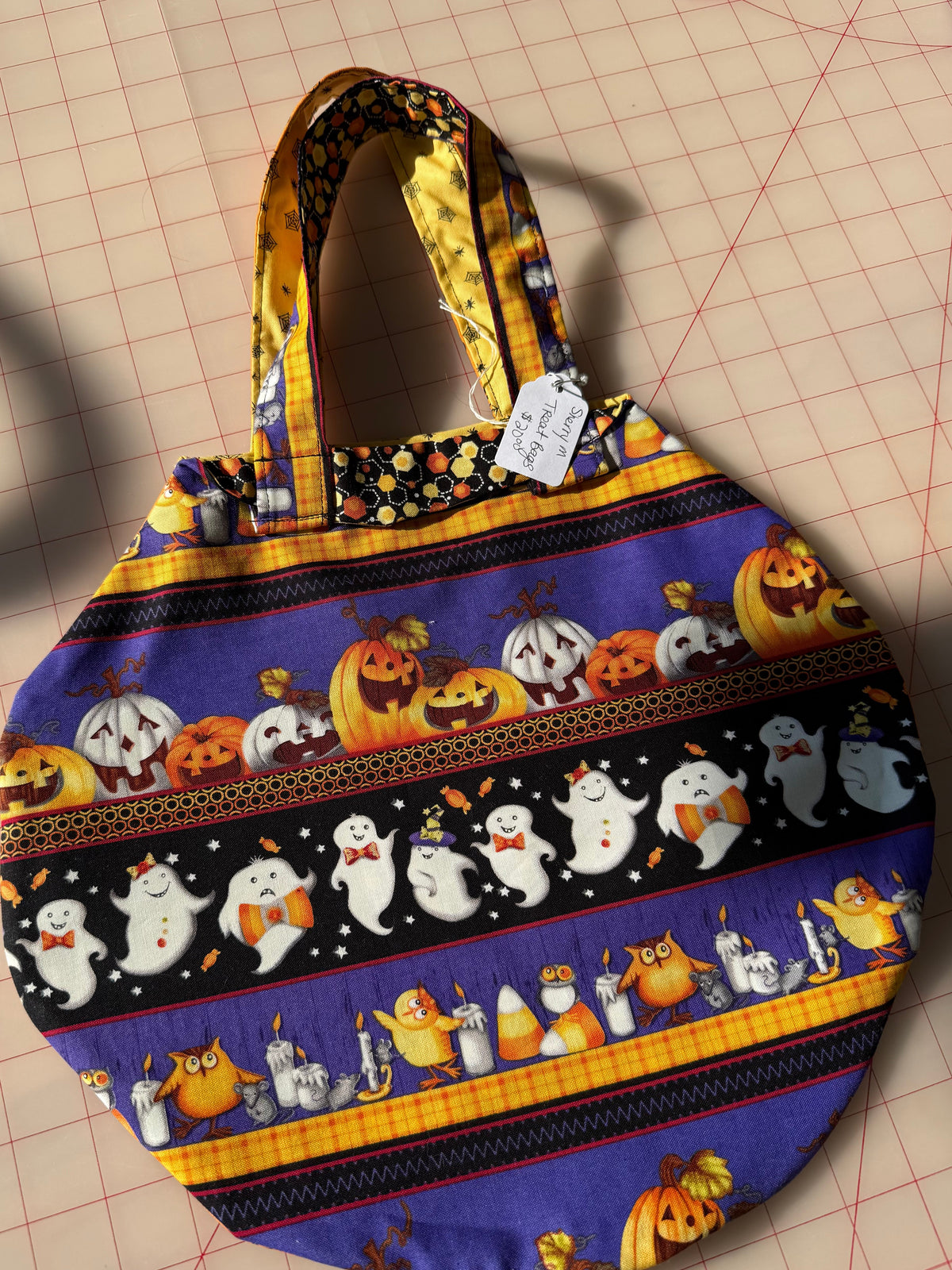 Halloween Treat Bag - Ghosts & Bats