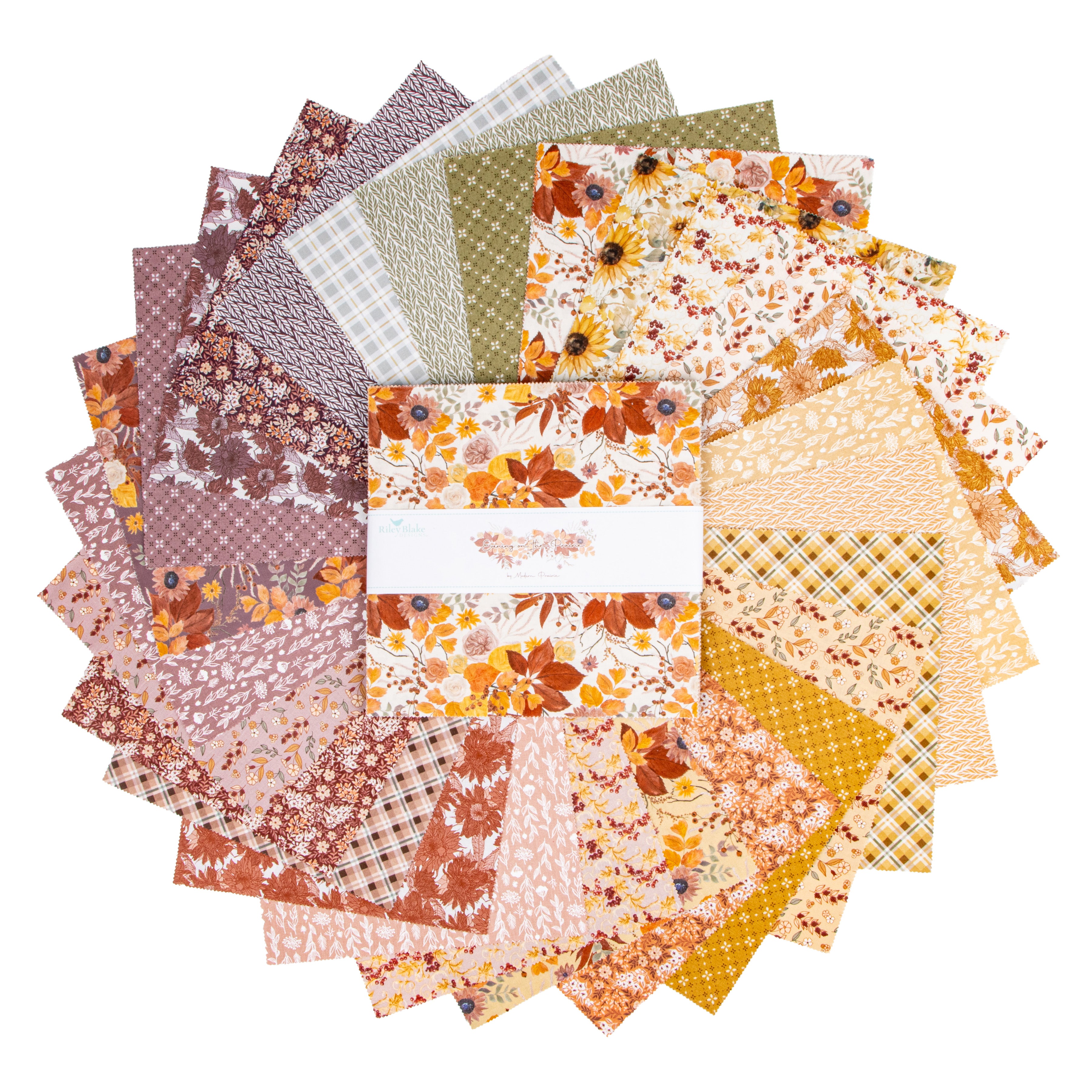 Evening on the Prairie by Melissa Gilbert for RBD - 10 Inch Stacker, 42 Pcs.