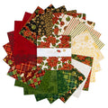 Poinsettias at Christmas 10 Inch Stacker, 42 Pcs.