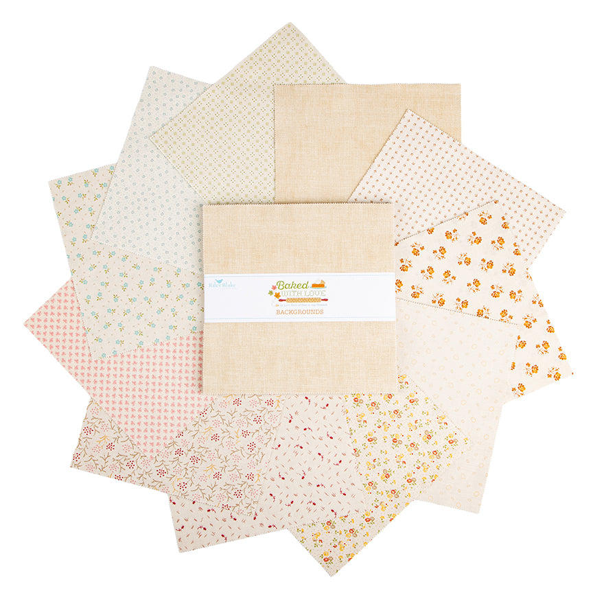 Baked With Love Backgrounds 10 Inch Stacker, 42 Pcs.