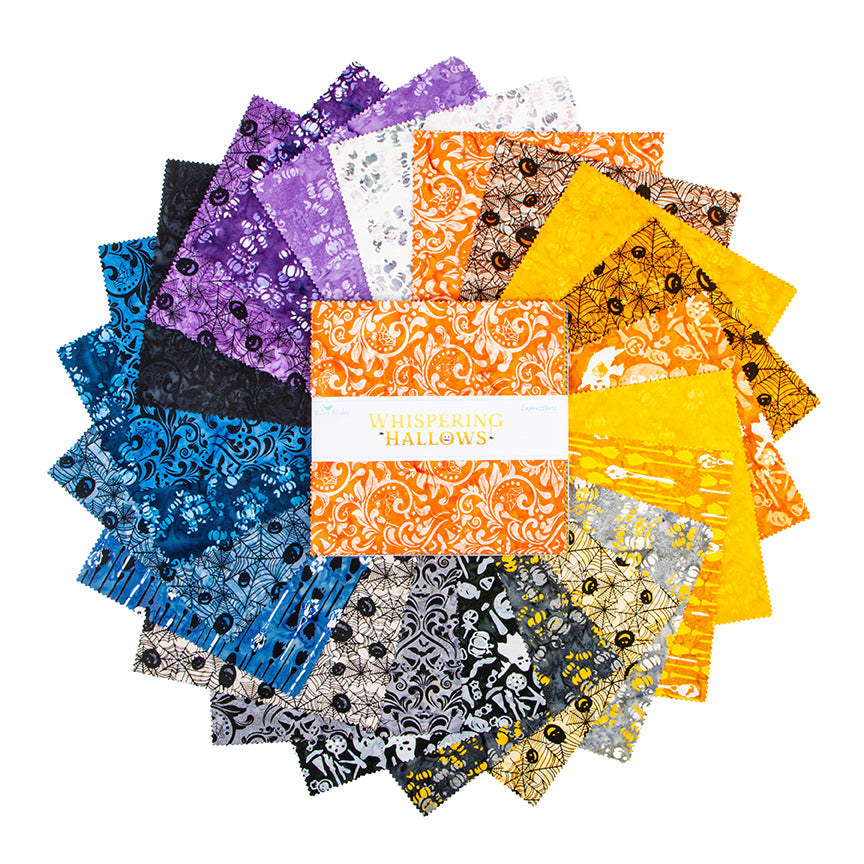 Batiks Whispering Hallows 10 Inch Stacker, 42 Pcs.