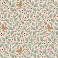 Tilda Merry Little Christmas- Holly Duckegg - TIL100626 - 1/2 Yard