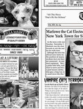 Cat Newspaper - Timeless Treasures - 1/2 YARD