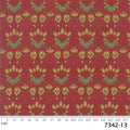 May Morris Studio Tulip 1900 Crimson quilting cotton fabric
