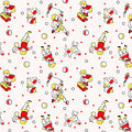 Henry Glass Nana Mae Red Children 1670-84 -1/2 Yard