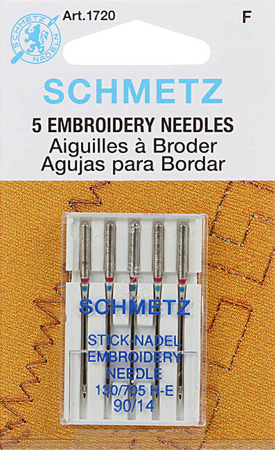 Schmetz Embroidery Needles 90/14