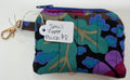 Multi Colored  Small Zipper Pouch - Tiny Jungles