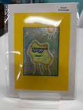 ACEO - Original Art Card - sun dude - by local artist eat0_0Cake - 2" X3"