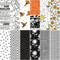 Scary Scraps 1 Yard Bundle White, 13 Pcs.