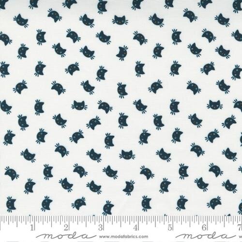 Holiday Essentials Halloween - Ghost Black Cats - 1/2 Yard