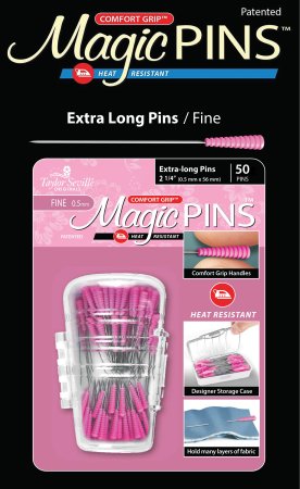 Taylor Seville Originals Magic Pins Extra Long Fine – 50 Count