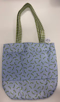Blue Inch Worm Tote- Tiny Jungles
