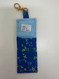 Blue Floral Chapstick Holder - Tiny Jungles
