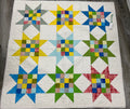 Patchwork Quilt by Quilts by Anne 50” square