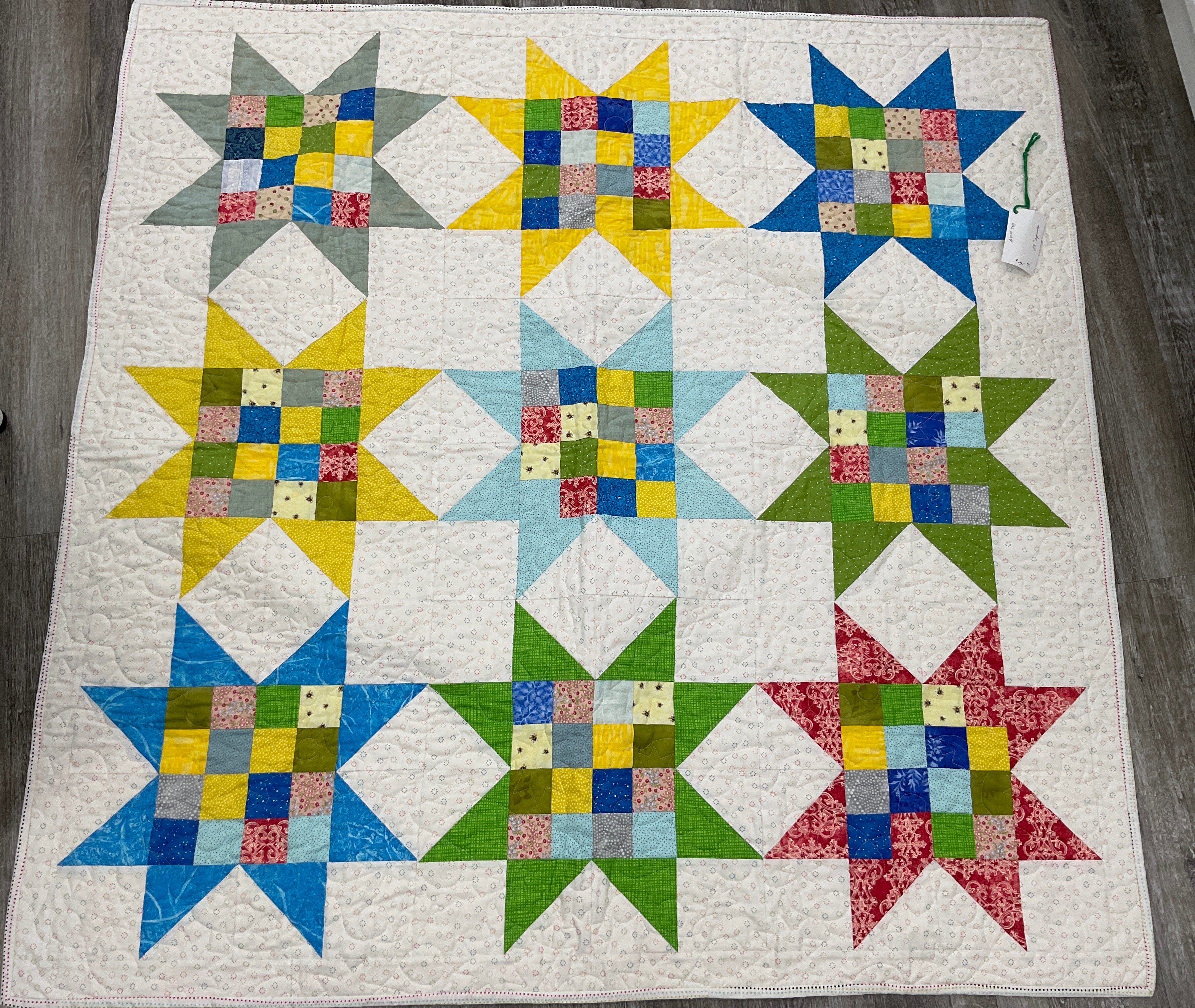 Patchwork Quilt by Quilts by Anne 50” square
