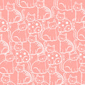 Meow Packed Cats by Ink & Arrow archives from QT fabrics - 1/2 yard