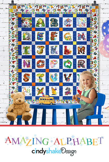 Amazing Alphabet Digital Blocks by Cindy Shake from Clothworks -Panel