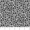 Ebony and Ivory - White - mini Flower for Northcott Fabrics - 1/2 YARD