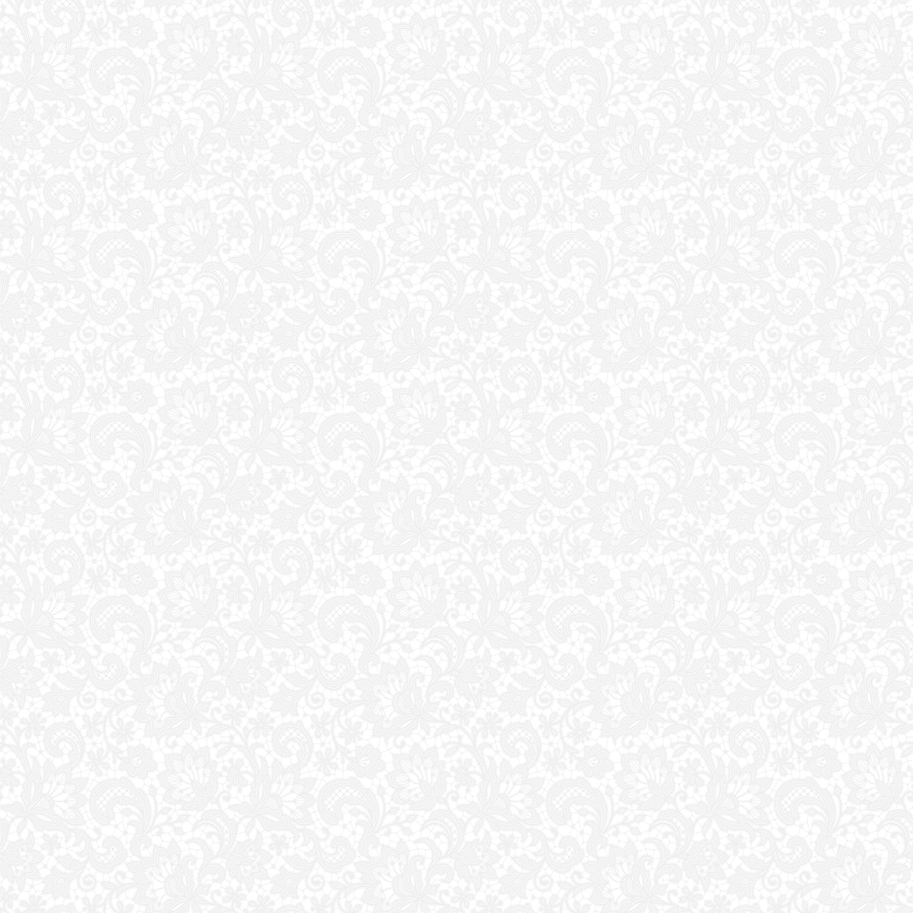White Wedding Lace White by Northcott Studio for Northcott Fabrics - 1/2 YARD