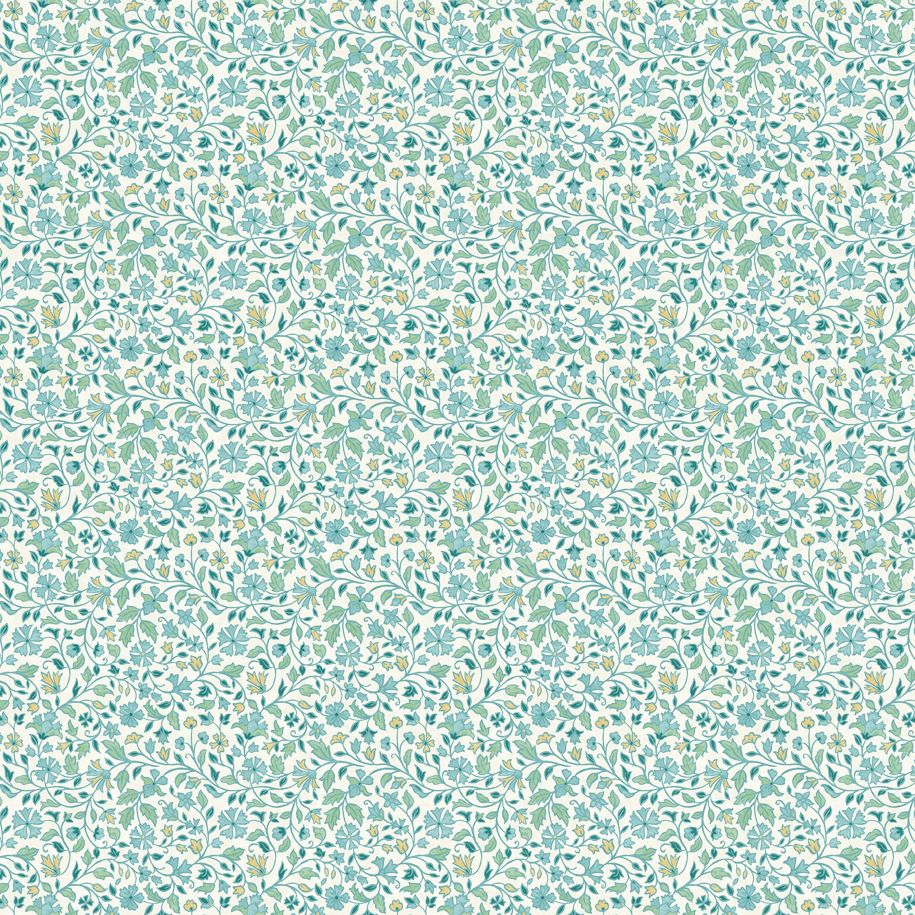 Mariposa Small Trail - Cream Multi by Elena Belokrinitski for Northcott Fabrics - 1/2 YARD