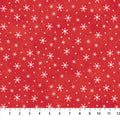 Holly Jolly Snowflake Red by Emma Leach for Northcott - 1/2 YARD