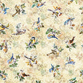 Birdsong Bird Toss Tan - 1/2 Yard