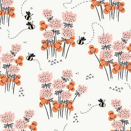 BEE KIND & CURIOUS - 8 Piece Fat Quarter Bundle by ©Yupcat for QT Fabrics 18"X21"
