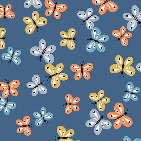 BEE KIND & CURIOUS - 8 Piece Fat Quarter Bundle by ©Yupcat for QT Fabrics 18"X21"