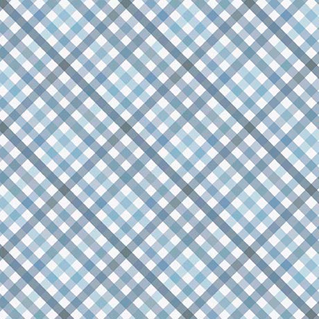 BEE KIND & CURIOUS - Diagonal Gingham by ©Yupcat for QT Fabrics - 1/2 Yard
