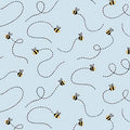 BEE KIND & CURIOUS - BEE SWIRL by ©Yupcat for QT Fabrics - 1/2 Yard