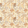 Pandaland Trees Cream by Morris Creative Group for QT Fabrics - 1/2 YARD