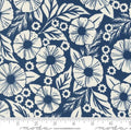 Field of Flowers - Indigo Flower Paper - 1/2 Yard