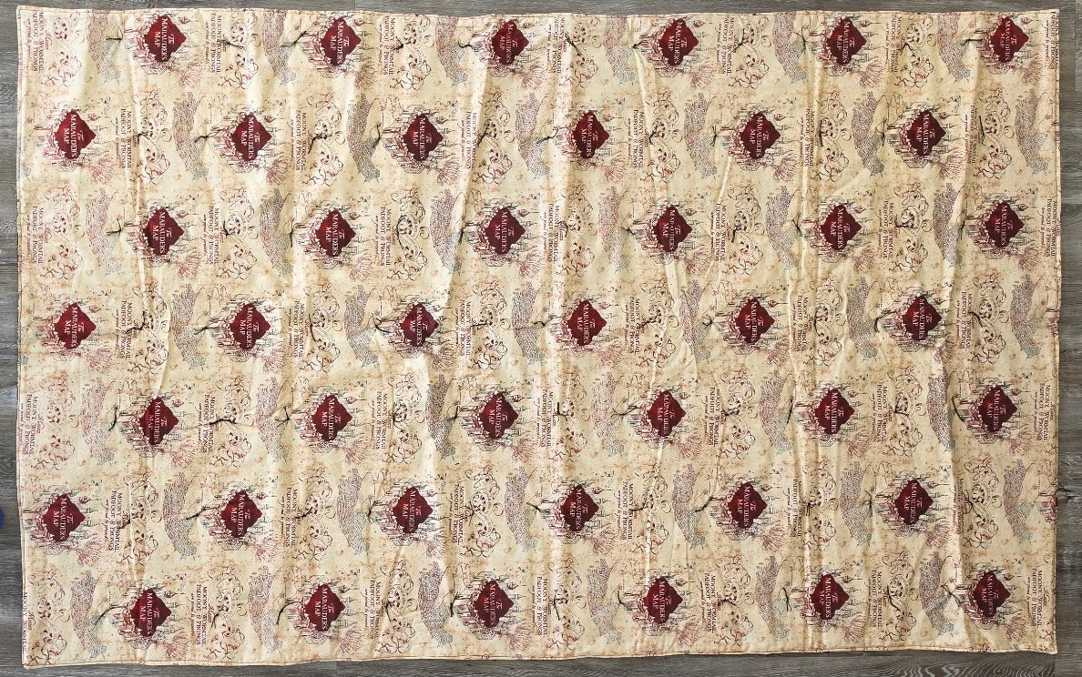 Harry Potter Map Quilt (43" x 68")