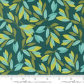 Willow Leaves Lagoon quilting cotton fabric