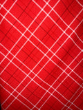 Thin Plaid Red - 1/2 Yard