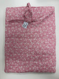 Large Pink Floral Tablet Book Sleeve - Tiny Jungles