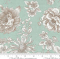 Sandalwood - Eucalyptus Camellia Florals - 1/2 Yard