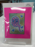 ACEO - Original Art Card - ghostie - by local artist eat0_0Cake - 2" X3"