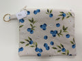 Blueberry Medium Keychain Zipper Pouch - Tiny Jungles