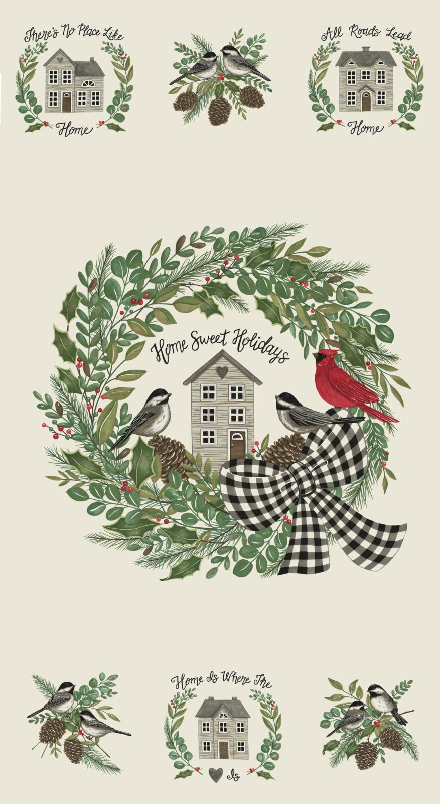 Holidays at Home by Deb Strain for Moda Fabrics - Panel