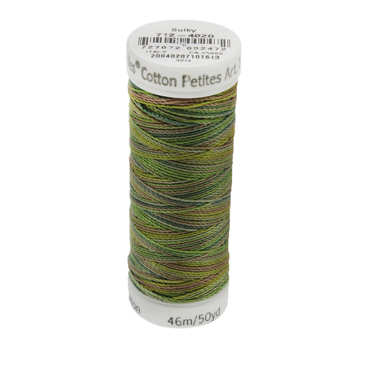 Sulky 12 Wt. Cotton Petites Blendables – Moss Medley – 50 yd