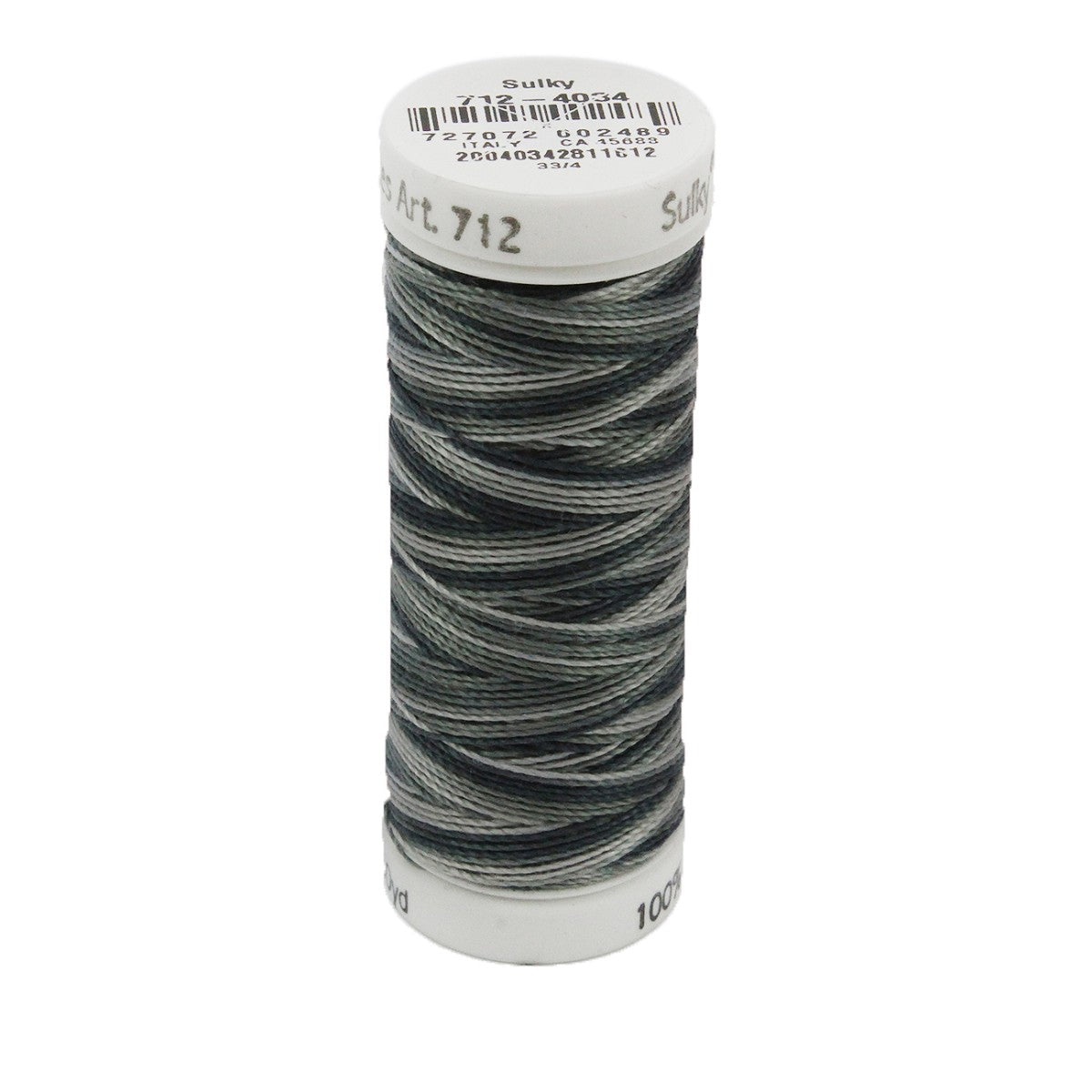 Sulky 12 Wt. Cotton Petites Blendables – Soft Blacks – 50 yd