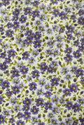 Packed Mini Floral Light Purple-  1/2 Yard