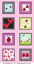 Little Ladies Pinky Promise Panel Blossom by Tami Jones for Andover Fabrics - PANEL