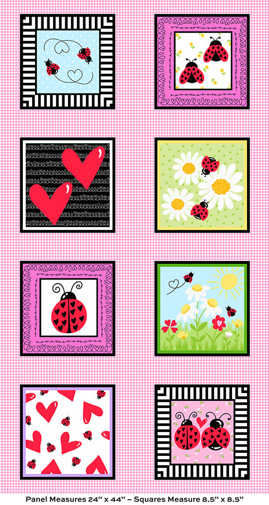 Little Ladies Pinky Promise Panel Blossom by Tami Jones for Andover Fabrics - PANEL