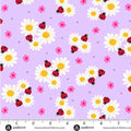 Little Ladies Petal Parade Lilac by Tami Jones for Andover Fabrics - 1/2 YARD