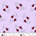 Little Ladies Twin Treasures Lilac by Tami Jones for Andover Fabrics - 1/2 YARD