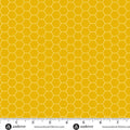 Sunny Honey by Amy Latta Honey Comb Dark Yellow - 1/2 Yard